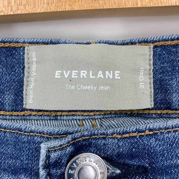 Everlane The Cheeky Jean Crop Ankle Raw Hem Sz 31 - Picture 9 of 13